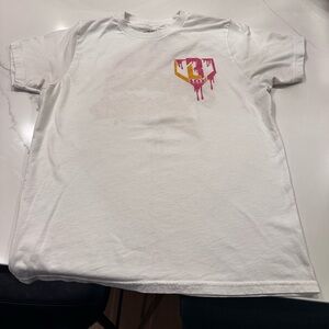 Baseball Lifestyle 101 Kids White Graphic Ice Cream T-Shirt